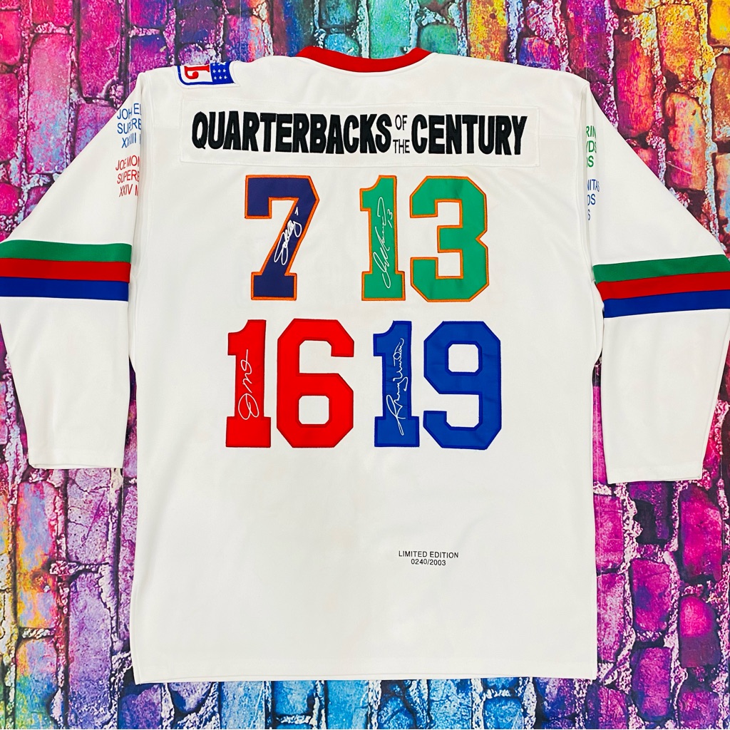Mitchell N Ness Quarterbacks Of The Century Limited Edition Football Jersey 4xl